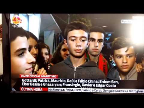 2016 12 02 Henrique Araujo na ABolaTV antes do Marítimo,2 - Benfica,1