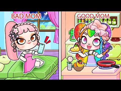 GOOD MOM vs BAD MOM | Avatar World | Pazu Games