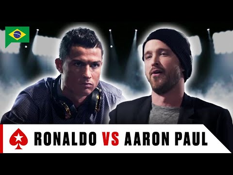 Cristiano Ronaldo VS Aaron Paul ♠️ Duelo de PokerStars ♠️ PokerStars Brasil