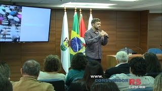 Sócio-diretor da Rainha das Noivas, Rafael Wainberg, no Café com Lojistas