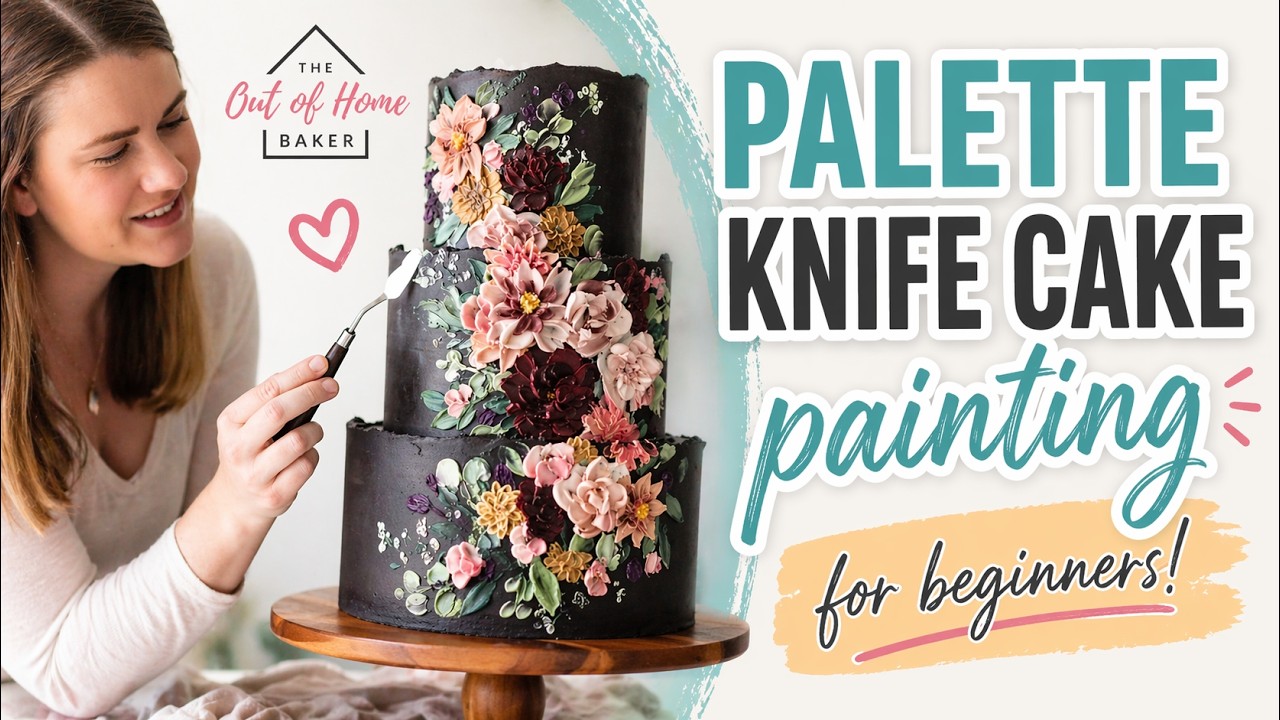 Buttercream Cake Palette Knife Flowers | Technique Tutorial for Beginners