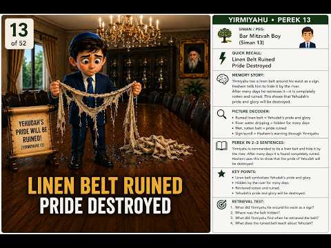 Yirmiyahu (Jeremiah) Perek 13 video thumbnail
