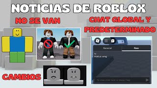 ROBLOX AGREGARÁ FRASES PREDETERMINADAS, NO SERÁ ELIMINADO LO CLÁSICO, Y MÁS