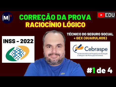 Correction of the Logical Reasoning Test INSS 2022 - Technician | 1