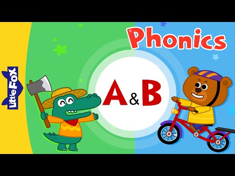 Phonics | Letter a & b | Stories & Songs | Little Fox