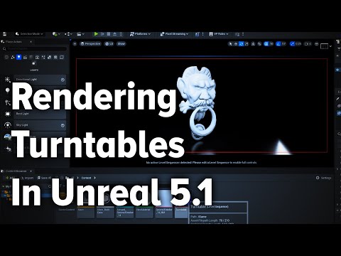 Rendering Turntables In Unreal 5.1