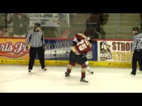 Kyle Hagel vs Erick Lizon