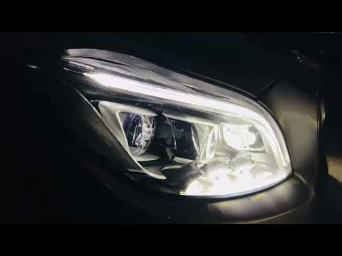 2015 Mercedes CLS MultiBeam LED Headlights on start up