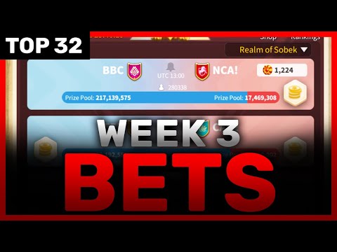 [ALL REALMS] Osiris League Top 32 Bets | Week 3