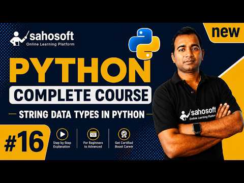 String Data Types In Python Python Ai Based Complete Python Course Series 2026 Python