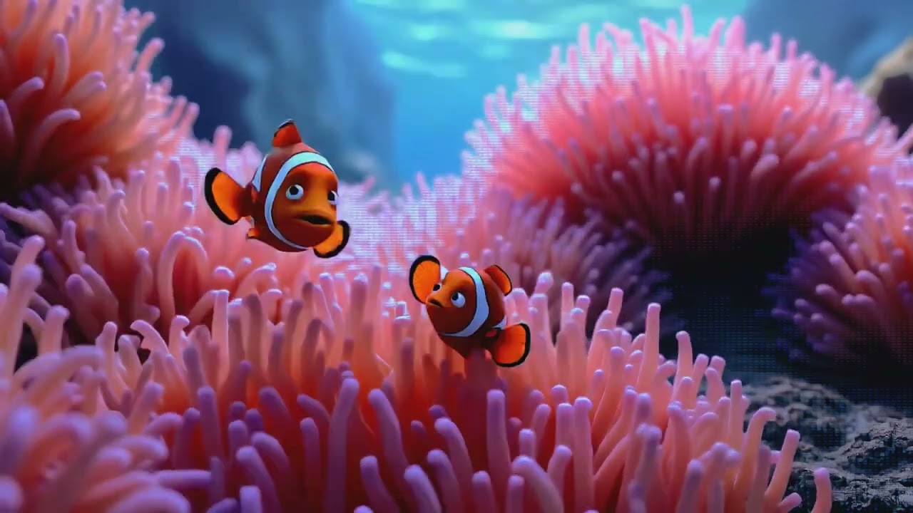 A Million Clownfish Dance in Coral | Fantasy Fish AI #RealAquatics