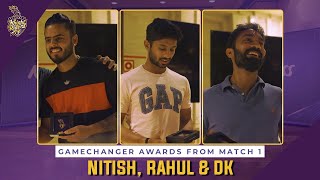 Gamechanger Awards from Match 1 - Nitish, Rahul, DK | KKR IPL 2021