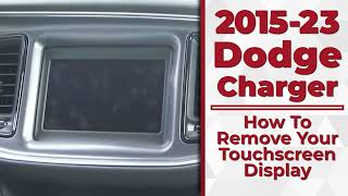 2015-2023 Dodge Charger - How To Remove Your Radio - Infotainment