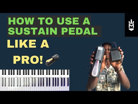 How to use a sustain pedal in different cases