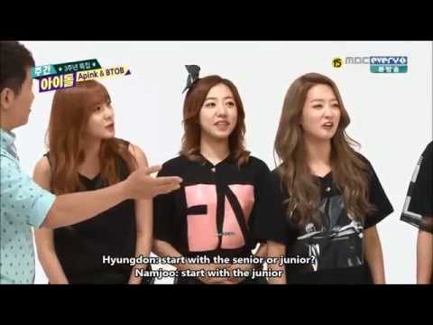 [Eng Sub] 140723 Bomi & Hayoung & Namjoo - Weekly Idol (Apink cut)