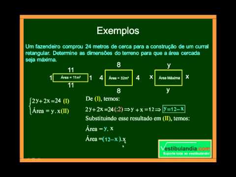 Matemática Função do Segundo Grau (Sétima Parte)