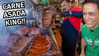 Mexican Street Food - CARNE ASADA KING!! 🥩 Mexican Steak, Ribs, and Quesadillas!!