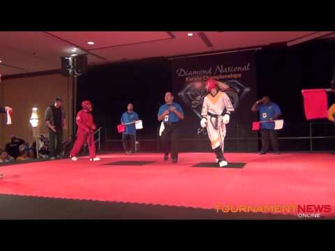 Jessica Alstrup vs Colbey Northcutt Women's Fighting at Diamond Nationals 2012