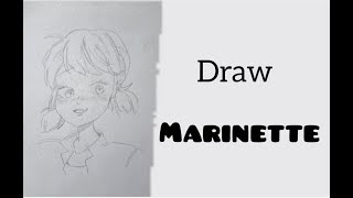 Draw Marinette | drawing for beginners
