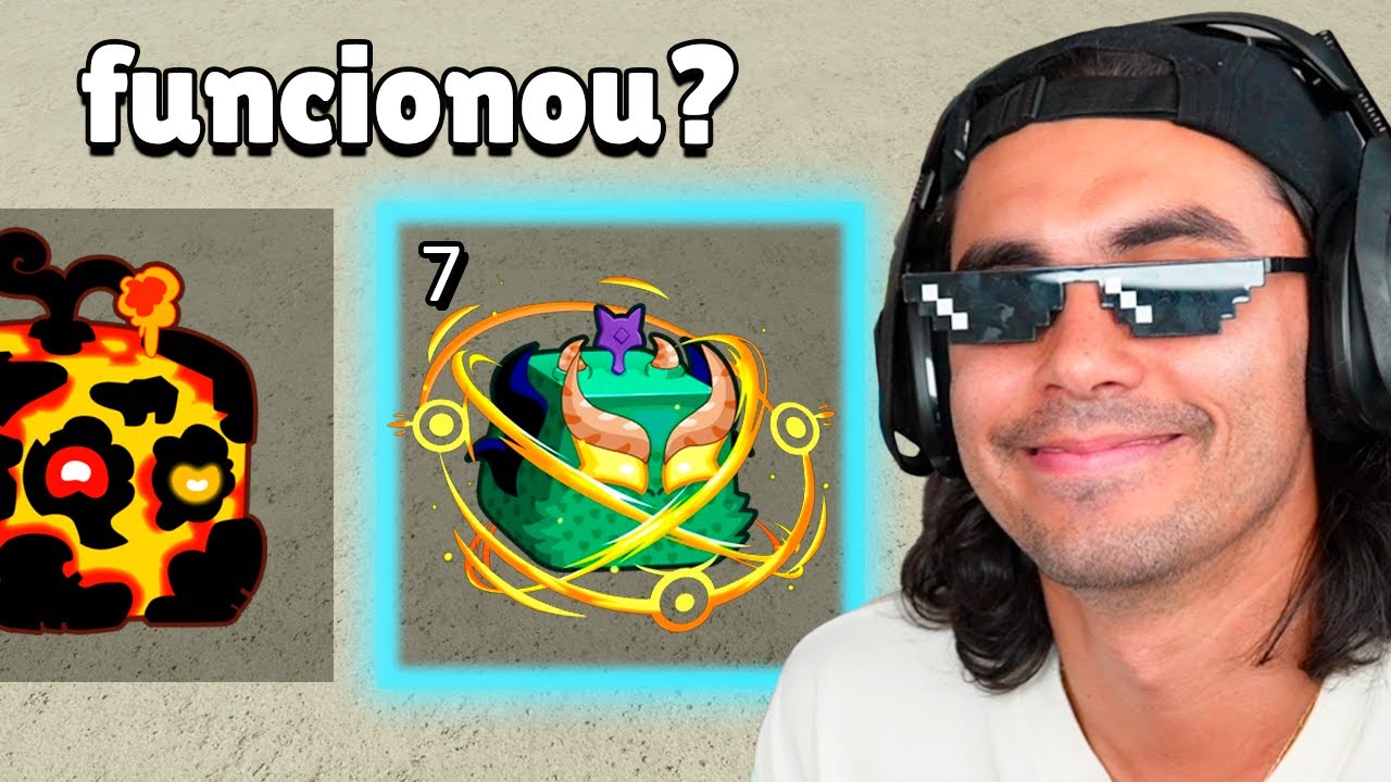 GIREI 100 FRUTAS ATÉ CONSEGUIR UMA DRAGON no BLOX FRUITS