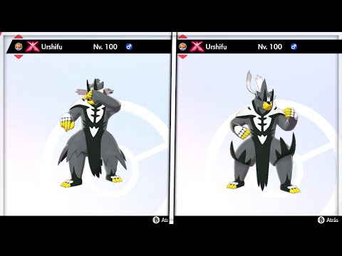 REPARTO URSHIFU GIGAMAX FLUIDO o BRUSCO 6 IVS  DLC ISLA DE LA ARMADURA POKEMON ESPADA y ESCUDO