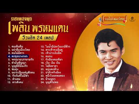 รวมเพลงเด็ด เพลิน พรหมแดน 24 เพลง #เพลงต้นฉบับ #แม่ไม้เพลงไทย