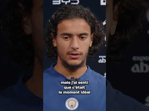 🔥 Les premiers mots d'Ayyoub Bouaddi à Manchester City ! #Football #Mercato #Bouaddi #ManchesterCity