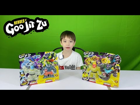 Heroes of Goo Jit Zu Glow Shifter Versus Pack  Shadowfang Viper Ultraglow Tyro Shadowclaw Rock Jaw