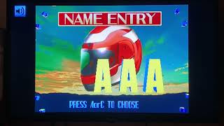 Hang on gp 96 Sega saturn gameplay #sega #polymega #saturn   #retrogames