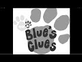 Toad Turns The Blue S Clues Logo Black And White Grounded
