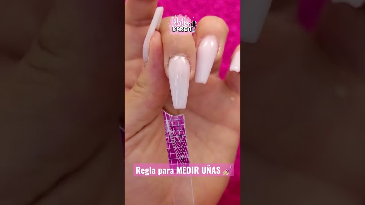 REGLA para MEDIR TUS UÑAS 😱 #shorts