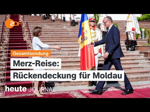 heute journal vom 27.08.2025 Wehrdienstgesetz, Merz in Moldau, Neue Munitionsfabrik