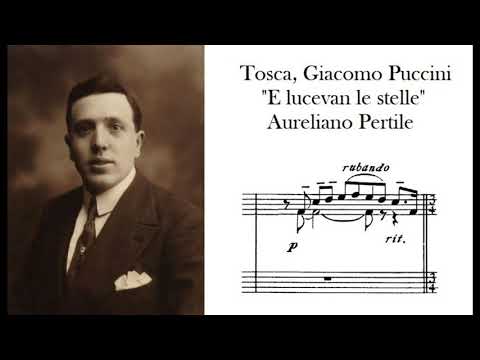 "E lucevan le stelle" Tosca, G. Puccini - Aureliano Pertile