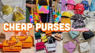 $4 handbags?! WHERE TO BUY TRENDY CHEAP PURSES ONLINE 2021 👑  + Alibaba Purse Haul 🍫