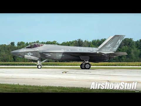 Military Arrivals and Flybys - Airshow London 2018