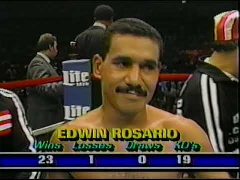 Hector Comacho vs Edwin Rosario Full Fight! Camacho never the same.Madison Square Garden.1986.