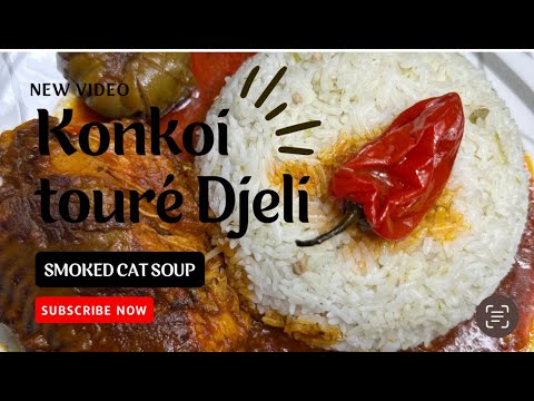 How to make Smoked Catfish soup. (Konkoi touré djeli). Guinean Cuisine