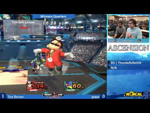 "Ascension 12/16/17" - The Doctor (Mario) v. prem (Falco) - Winners Quarters
