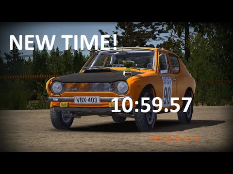 MY SUMMER CAR RALLY | WORLD RECORD TIME 10:59:57