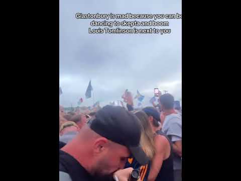 louis and zara dancing at glastonbury a few days ago! #zaramcdermott #louistomlinson