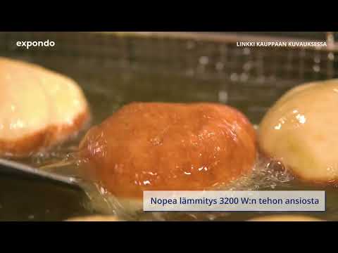 video - Friteerauskeitin - 18 l - 3200 W - kylmävyöhyke