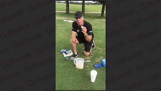 Bryson Dechambeau’s coach soaks golf balls in water to determine balance