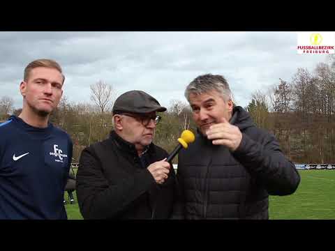 Rothaus Verbandspokal 2019/20: Viertelfinale SC Lahr -FC Denzlingen 2:0 .Interviews nach dem Spiel