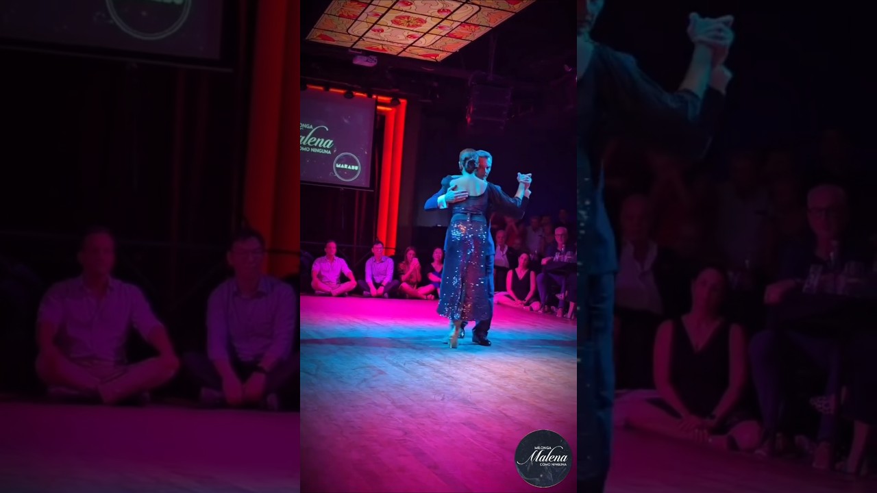 Juan Amaya y Valentina Garnier en la Apertura del Congreso Estudo Tango en Milonga Malena!!