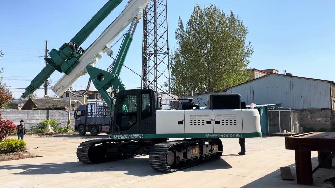 CE Certificate 30m Chinese Crawler Hydraulic Borehole Engineering Rotary Drillng Rig