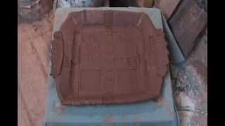 Home Made Glaze Container for Glazing Square Plates