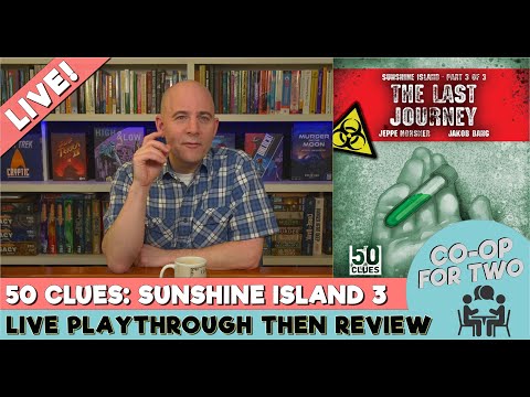 50 Clues: The Last Journey - Sunshine Island Part 3 - Livestream Playthrough