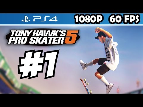Tony Hawk Pro Skater 5 Gameplay Walkthrough Part 1 Let's Play Playthrough Review 1080p HD 60 FPS
