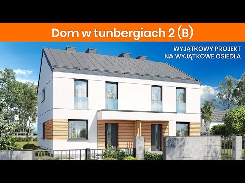 Dom w tunbergiach 2 (B) – Wyjątkowy projekt na wyjątkowe osiedla - ARCHON+ Projekty Domów #dom
