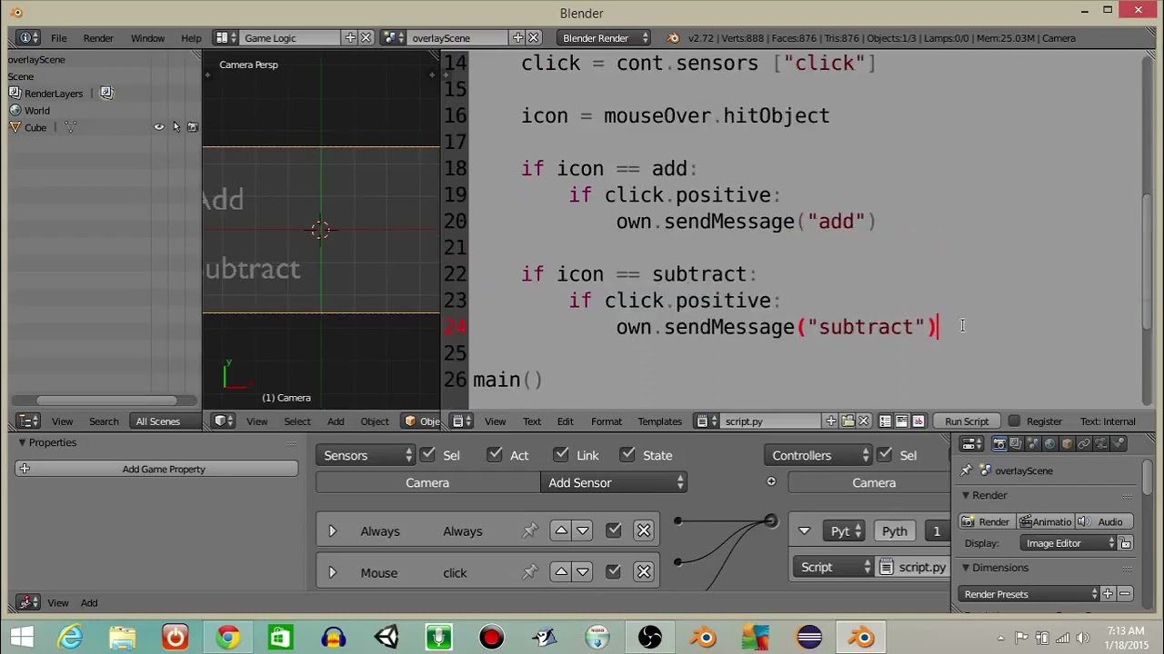 UPBGE - User Interface In your Blender Game Python